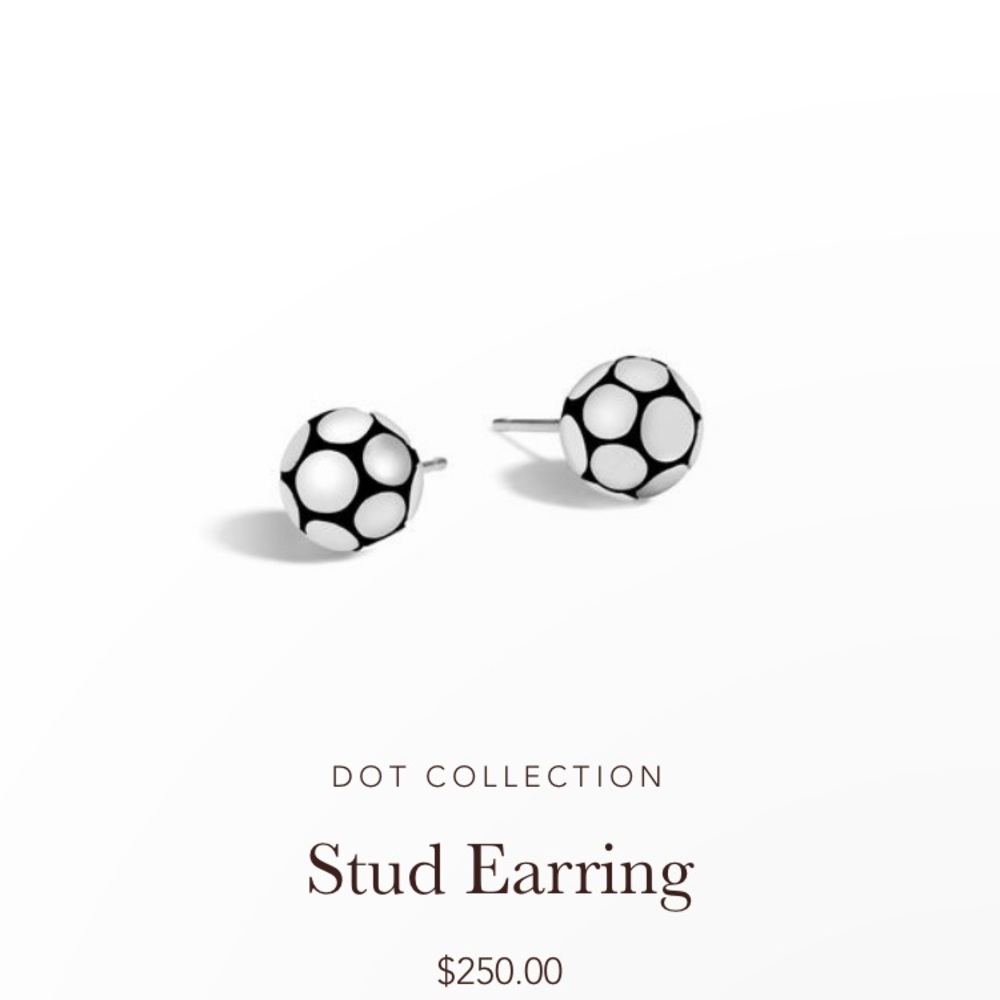 John Hardy - stud earrings.